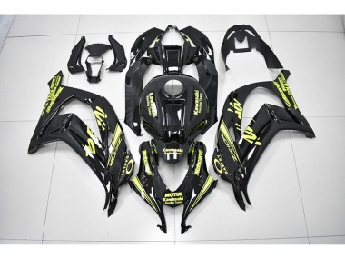Carenagem ZX10R 16-19 - Preto Amarelo Corrida Ninja