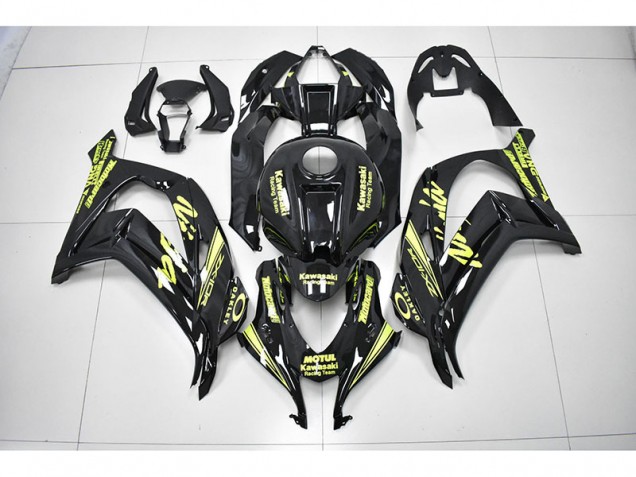 Carenagem ZX10R 16-19 - Preto Amarelo Corrida Ninja Carenagem ZX10R 16-19 - Preto Amarelo Corrida Ninja