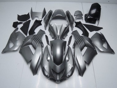 Carenagem ZX14R ZZR 1400 06-11 - Brilhante Cinzento