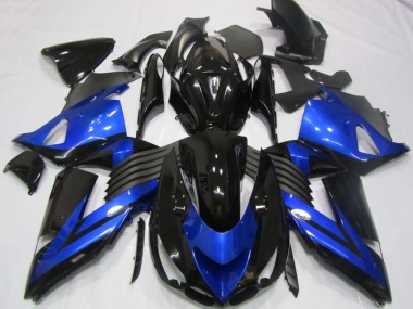 Carenagem ZX14R ZZR 1400 06-11 - Preto Azul