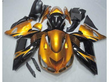 Carenagem ZX14R ZZR 1400 06-11 - Preto Ouro