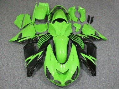 Carenagem ZX14R ZZR 1400 06-11 - Verde Preto