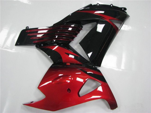 Carenagem ZX14R ZZR 1400 06-11 - Vermelho Preto Carenagem ZX14R ZZR 1400 06-11 - Vermelho Preto
