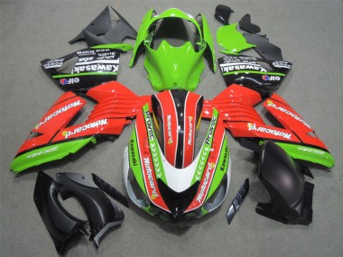 Carenagem ZX14R ZZR 1400 06-11 - Vermelho Verdecard