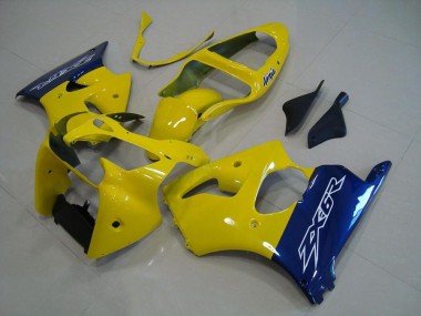 Carenagem ZX6R 00-02 - Amarelo Azul