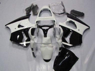 Carenagem ZX6R 00-02 - Branco Preto