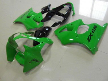 Carenagem ZX6R 00-02 - Verde Preto Cauda