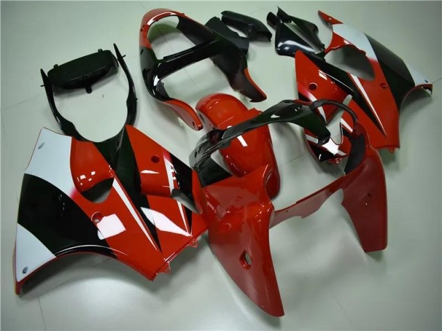 Carenagem ZX6R 00-02 - Vermelho Preto Branco Carenagem ZX6R 00-02 - Vermelho Preto Branco