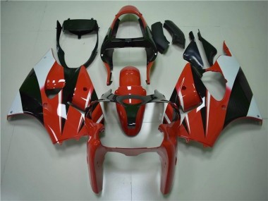 Carenagem ZX6R 00-02 - Vermelho Preto Branco