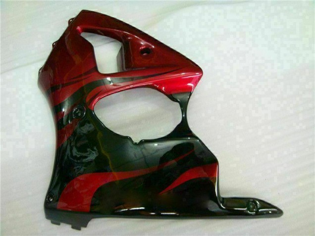 Carenagem ZX6R 00-02 - Vermelho Preto Carenagem ZX6R 00-02 - Vermelho Preto