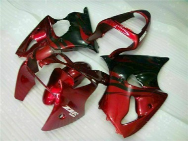 Carenagem ZX6R 00-02 - Vermelho Preto