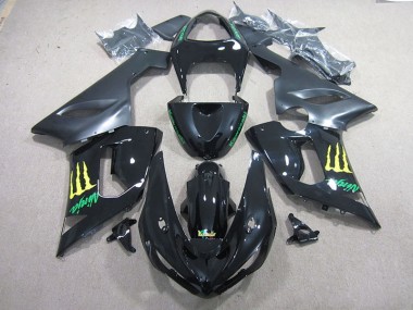 Carenagem ZX6R 05-06 - Preto Verde Ninja