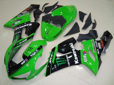 Carenagem ZX6R 05-06 - Verde Monster