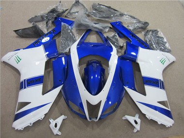 Carenagem ZX6R 07-08 - Azul Branco Monster