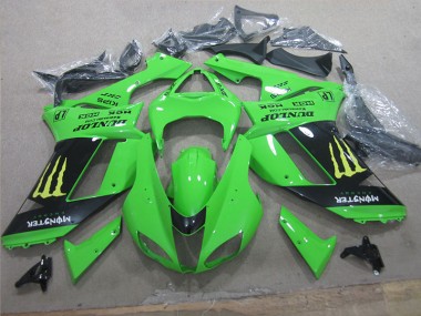 Carenagem ZX6R 07-08 - Branco Azul Ninja