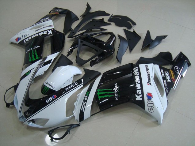 Carenagem ZX6R 07-08 - Branco Monster Carenagem ZX6R 07-08 - Branco Monster