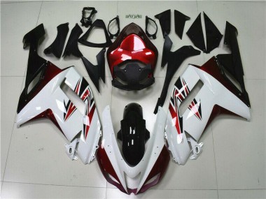 Carenagem ZX6R 07-08 - Branco Preto Vermelho
