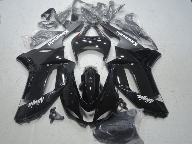 Carenagem ZX6R 07-08 - Preto Branco Ninja
