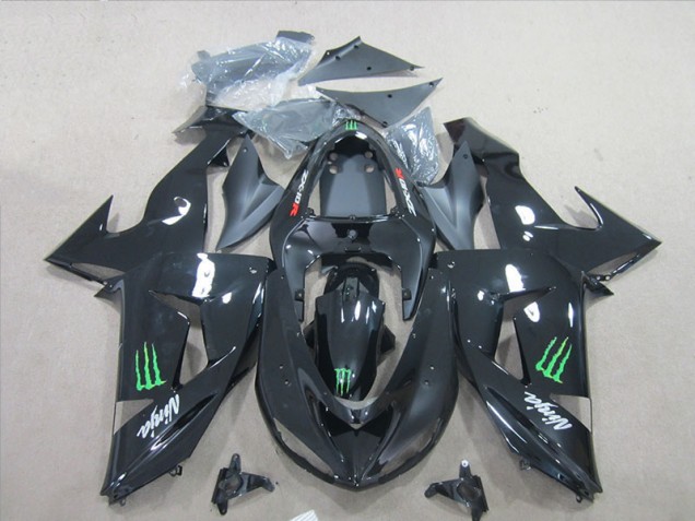 Carenagem ZX6R 07-08 - Preto Ninja Verde Monster Carenagem ZX6R 07-08 - Preto Ninja Verde Monster