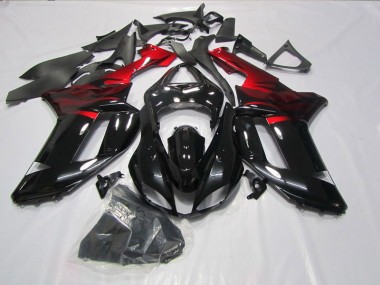 Carenagem ZX6R 07-08 - Preto Vermelho