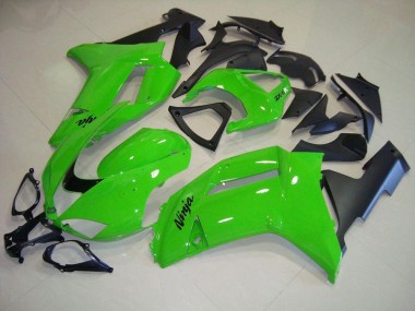 Carenagem ZX6R 07-08 - Verde Preto Fosco