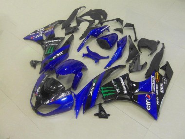 Carenagem ZX6R 09-12 - Azul Monster