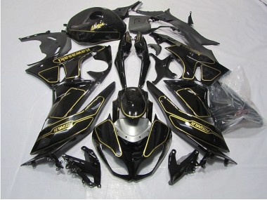 Carenagem ZX6R 09-12 - Preto Ouro