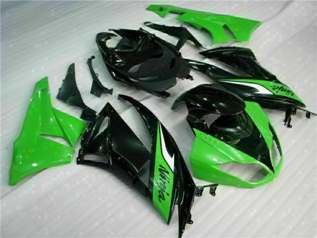 Carenagem ZX6R 09-12 - Preto Verde Carenagem ZX6R 09-12 - Preto Verde