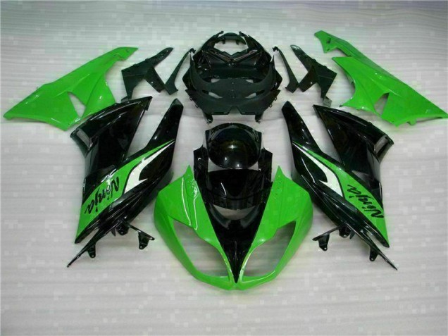 Carenagem ZX6R 09-12 - Preto Verde Carenagem ZX6R 09-12 - Preto Verde