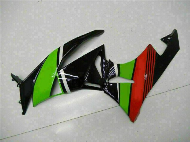 Carenagem ZX6R 09-12 - Preto Verde Vermelho Carenagem ZX6R 09-12 - Preto Verde Vermelho
