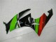 Carenagem ZX6R 09-12 - Preto Verde Vermelho Carenagem ZX6R 09-12 - Preto Verde Vermelho