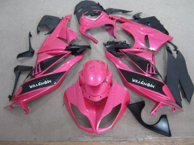 Carenagem ZX6R 09-12 - Rosa Preto Monster