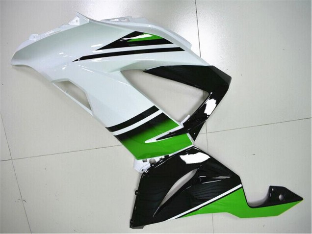 Carenagem ZX6R 13-18 - Verde Branco Preto Carenagem ZX6R 13-18 - Verde Branco Preto