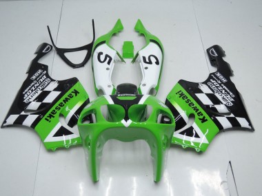Carenagem ZX7R 96-03 - Verde Preto & Branco