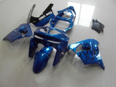 Carenagem ZX9R 94-97 - Azul Preto Chama