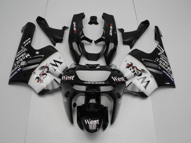 Carenagem ZX9R 94-97 - Preto Branco West Carenagem ZX9R 94-97 - Preto Branco West