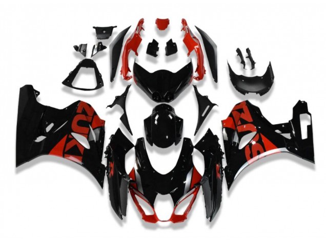 Carroçaria GSXR 1000 17-23 - Preto Vermelho Carroçaria GSXR 1000 17-23 - Preto Vermelho