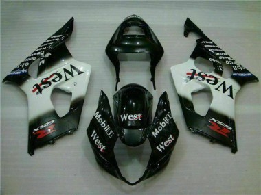 Carroçaria GSXR 1000 K3 03-04 - Branco Preto