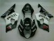 Carroçaria GSXR 1000 K3 03-04 - Branco Preto Carroçaria GSXR 1000 K3 03-04 - Branco Preto