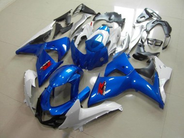 Carroçaria GSXR 1000 K9 09-16 - Azul & Branco Estilo OEM