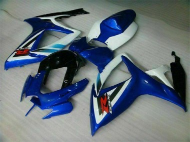 Carroçaria GSXR 600 / 750 K6 06-07 - Azul Branco
