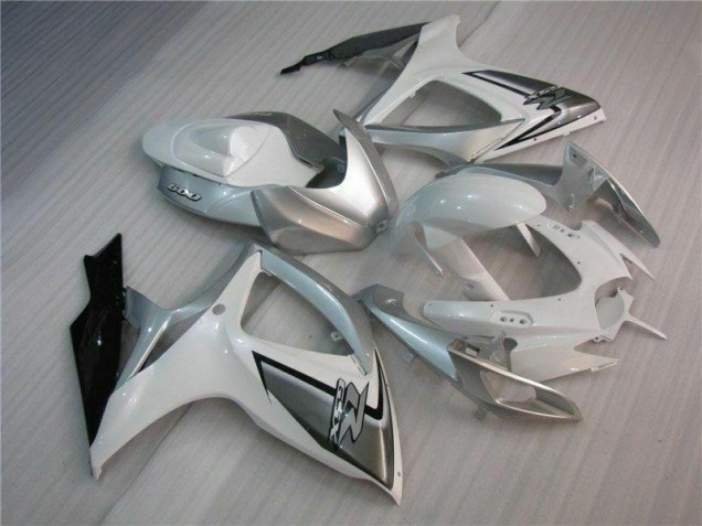 Carroçaria GSXR 600 / 750 K6 06-07 - Branco Prata Carroçaria GSXR 600 / 750 K6 06-07 - Branco Prata