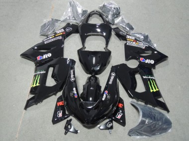 Carroçaria ZX6R 05-06 - Preto 3M Touch4 Monster