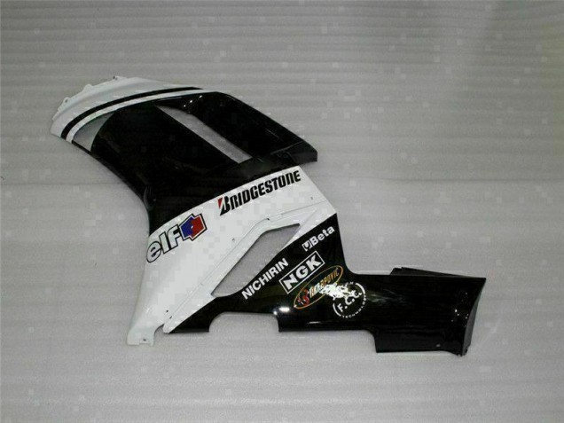 Carroçaria ZX6R 07-08 - Preto Branco Carroçaria ZX6R 07-08 - Preto Branco