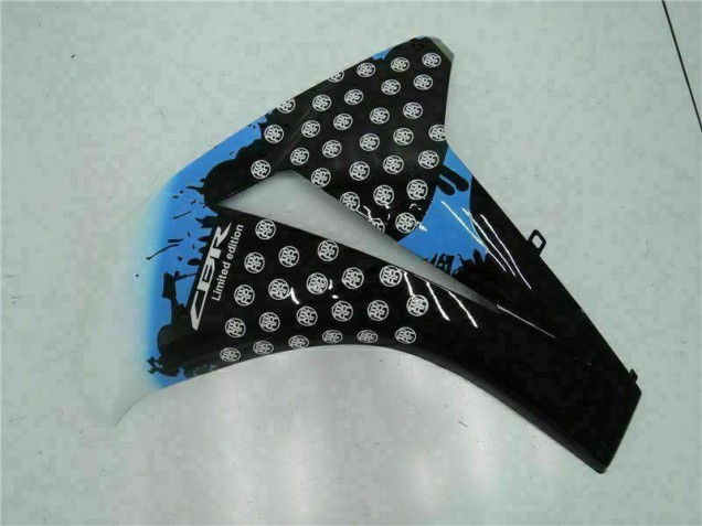 Injeção Kit Carenagem CBR 1000RR 08-11 - Branco Preto Injeção Kit Carenagem CBR 1000RR 08-11 - Branco Preto