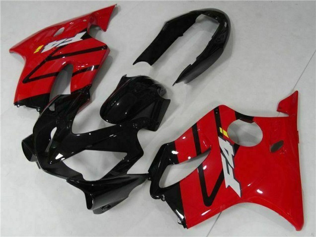Injeção Kit Carenagem CBR 600 F4i 04-07 - Vermelho Preto Injeção Kit Carenagem CBR 600 F4i 04-07 - Vermelho Preto