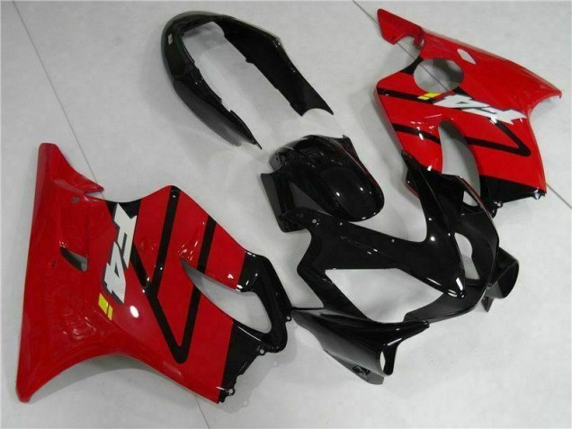 Injeção Kit Carenagem CBR 600 F4i 04-07 - Vermelho Preto Injeção Kit Carenagem CBR 600 F4i 04-07 - Vermelho Preto