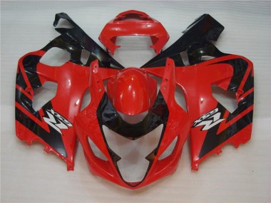 Injeção Kit Carenagem GSXR 600 / 750 K4 04-05 - Vermelho Preto