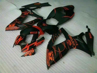 Injeção Kit Carenagem GSXR 600 / 750 K6 06-07 - Preto