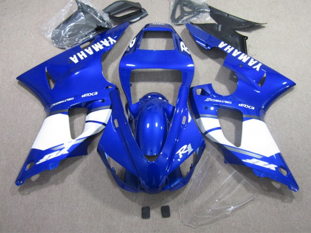 Injeção Kit Carenagem R1 02-03 - Azul Branco Injeção Kit Carenagem R1 02-03 - Azul Branco